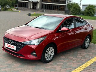 2020 Hyundai Solaris II Рестайлинг, красный, 1050000 рублей, вид 2