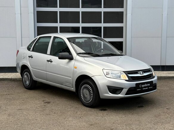 2017 Lada (ВАЗ) Granta I, серебристый - вид 6
