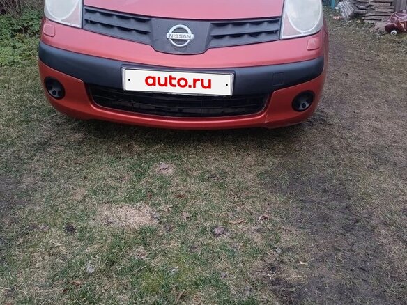 2007 Nissan Note I, красный, 395000 рублей