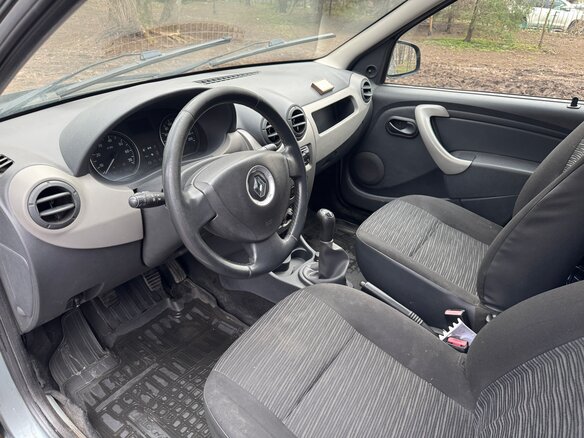 2011 Renault Logan I Рестайлинг, синий, 330000 рублей - вид 8