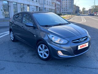 2011 Hyundai Solaris I, чёрный, 630000 рублей, вид 3