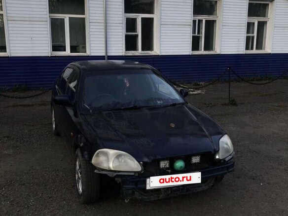1997 Honda Civic Ferio II, синий, 210000 рублей - вид 11