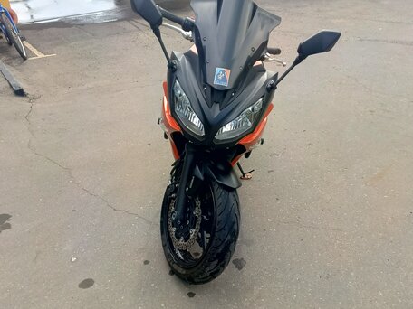 2014 Kawasaki ER-6F (Ninja 650R), оранжевый, 650000 рублей, вид 3