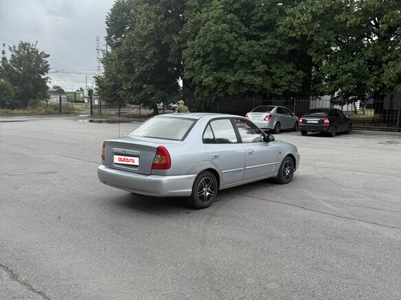 2007 Hyundai Accent ТагАЗ II, серебристый, 370000 рублей - вид 7