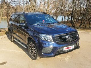 2018 Mercedes-Benz GLS 350 d I (X166), синий, 4500000 рублей, вид 3