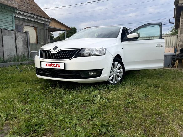 2014 Skoda Rapid I, белый, 470000 рублей
