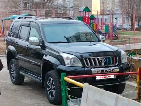2005 Toyota Land Cruiser Prado 5-speed 120 Series, чёрный, 2165000 рублей, вид 1