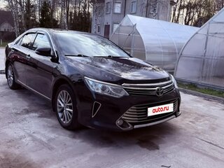 2016 Toyota Camry US Market VII (XV50) Рестайлинг, чёрный, 2450000 рублей, вид 4