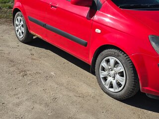2005 Hyundai Getz I Рестайлинг, красный, 340000 рублей, вид 3