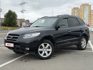 2008 Hyundai Santa Fe II, чёрный, 1295000 рублей, вид 1