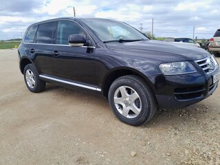 2005 Volkswagen Touareg I, чёрный, 900000 рублей, вид 4