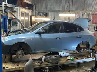 2010 Hyundai Elantra IV (HD), голубой, 370000 рублей, вид 5