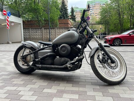 1996 Yamaha XVS400 Drag Star, серый, 400000 рублей, вид 2