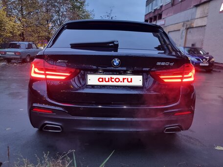 2018 BMW 5 серии 520d xDrive VII (G30/G31/G38), синий, 3300000 рублей, вид 5