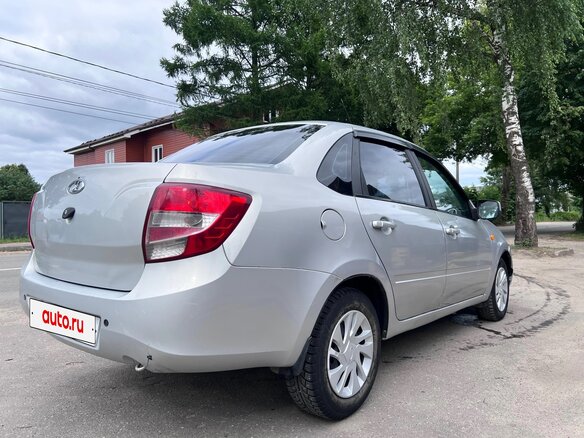 2013 Lada (ВАЗ) Granta I, серебристый - вид 5