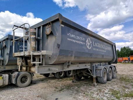2021 Grunwald Полуприцеп самосвальный, серый, 1450000 рублей, вид 1