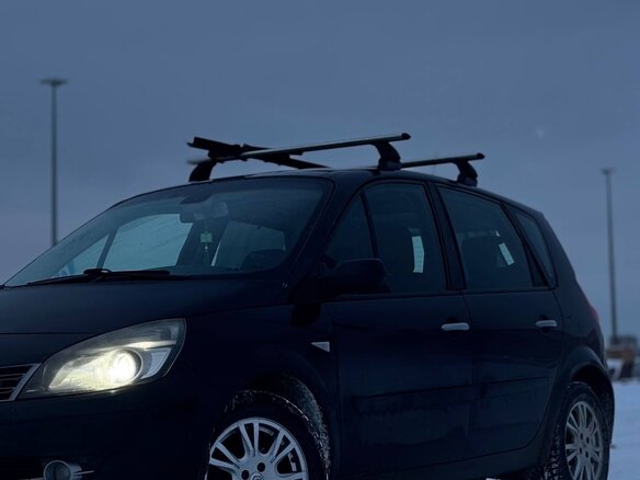 2008 Renault Scenic II Рестайлинг, чёрный, 600000 рублей - вид 1