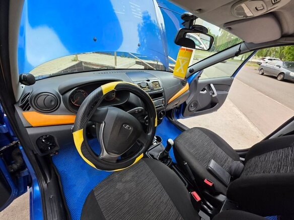 2018 Lada (ВАЗ) Kalina II, синий, 550000 рублей - вид 6