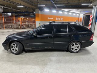 2003 Mercedes-Benz C-Класс 200 II (W203), чёрный, 400000 рублей, вид 2