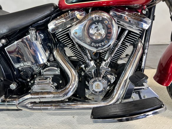 1998 Harley-Davidson Fat Boy, пурпурный, 770000 рублей - вид 12