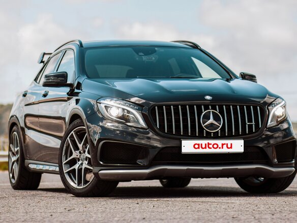 2014 Mercedes-Benz GLA AMG 45 AMG I (X156), чёрный, 2450000 рублей