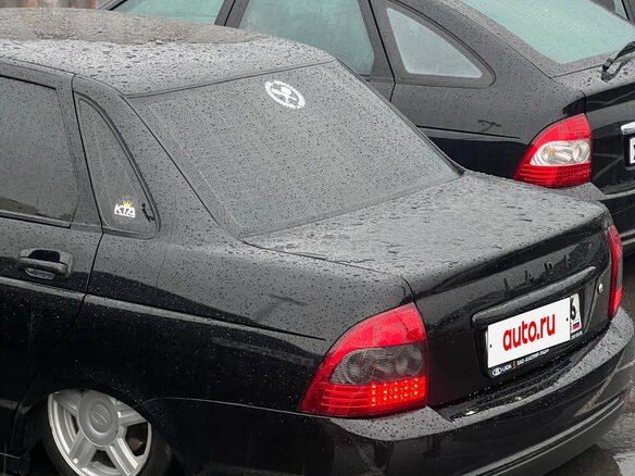 2011 Lada (ВАЗ) Priora I, чёрный, 950000 рублей - вид 7
