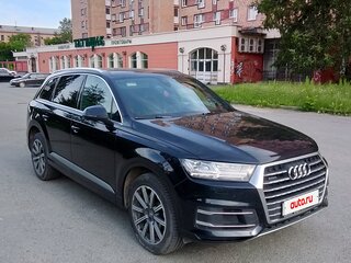 2017 Audi Q7 II (4M), синий, 3450000 рублей, вид 2