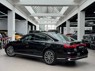 2025 Audi A8 Long 55 TFSI IV (D5) Рестайлинг, чёрный, 21790000 рублей, вид 4