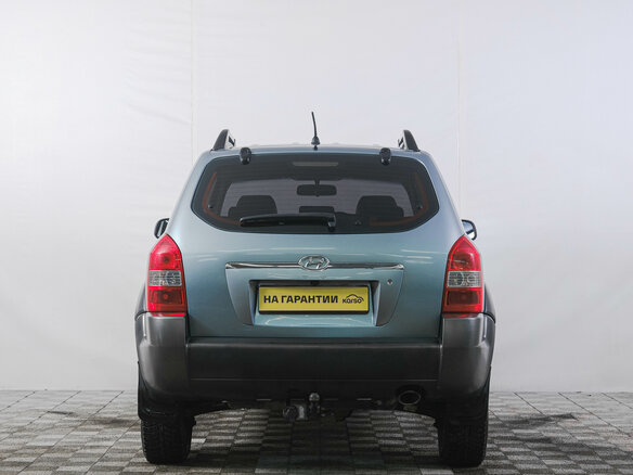 2007 Hyundai Tucson I, голубой - вид 4