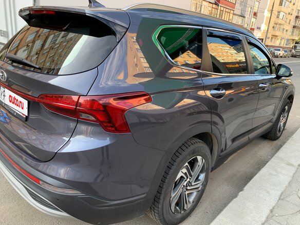 2020 Hyundai Santa Fe IV Рестайлинг, серый, 3190000 рублей - вид 9