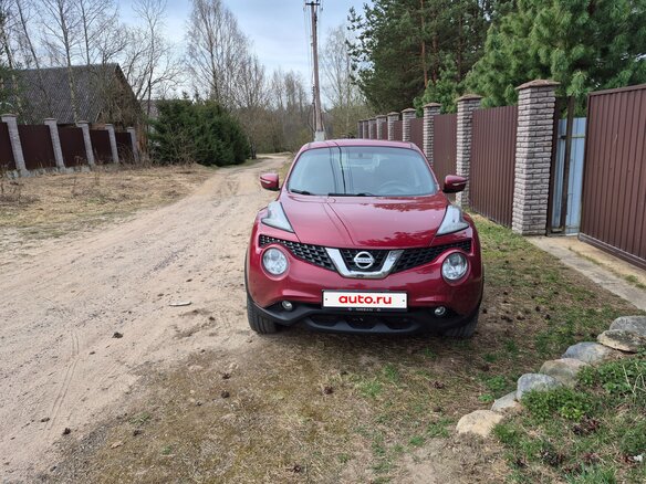 2015 Nissan Juke I Рестайлинг, красный, 1150000 рублей