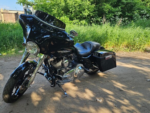 2012 Harley-Davidson Street Glide, чёрный, 950000 рублей