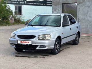 2008 Hyundai Accent ТагАЗ II, серебристый, 250000 рублей, вид 1