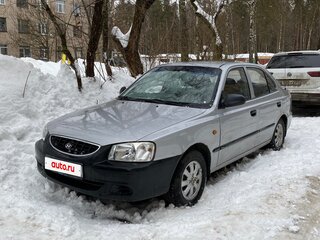 2005 Hyundai Accent ТагАЗ II, серебристый, 330000 рублей, вид 1