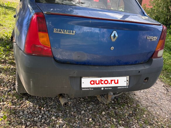 2006 Renault Logan I, синий, 110000 рублей - вид 2