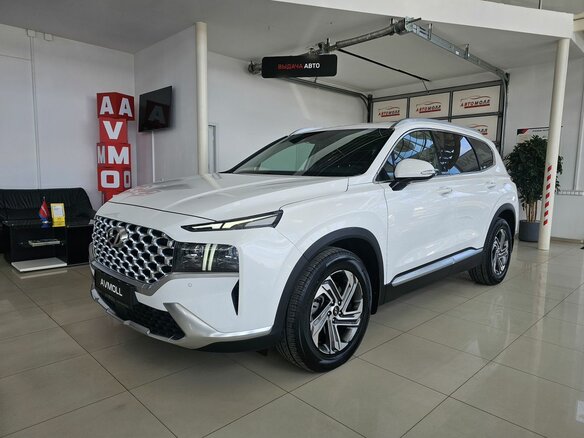 2021 Hyundai Santa Fe IV Рестайлинг, белый, 3699000 рублей