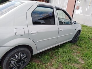 2009 Renault Logan I, серый, 400000 рублей, вид 3