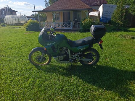 1992 Honda Transalp 400, зелёный, 185000 рублей, вид 4