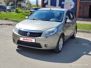 2012 Renault Sandero I, бежевый, 530000 рублей, вид 2