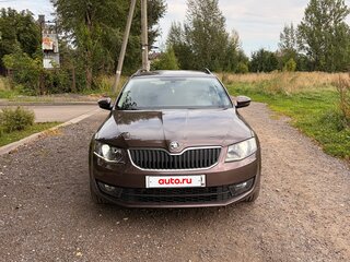2014 Skoda Octavia III (A7), коричневый, 1300000 рублей, вид 2