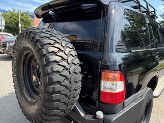 2003 Toyota Land Cruiser 100 Series Рестайлинг 1, чёрный, 1700000 рублей, вид 5