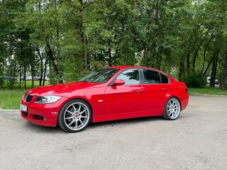 2005 BMW 3 серии 320i V (E90/E91/E92/E93), красный, 950000 рублей, вид 3