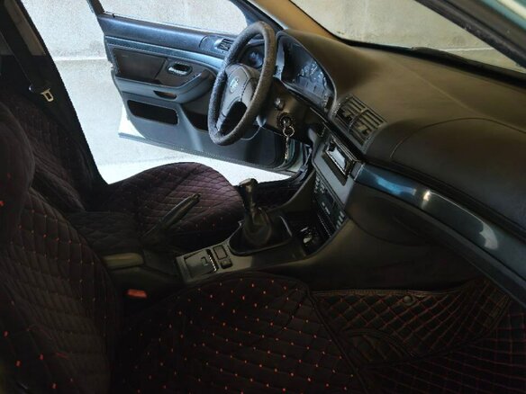 1996 BMW 5 серии 523i IV (E39), голубой, 420000 рублей - вид 16