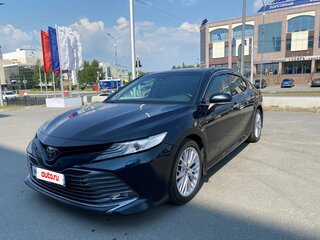 2018 Toyota Camry VIII (XV70), синий, 2500000 рублей, вид 1