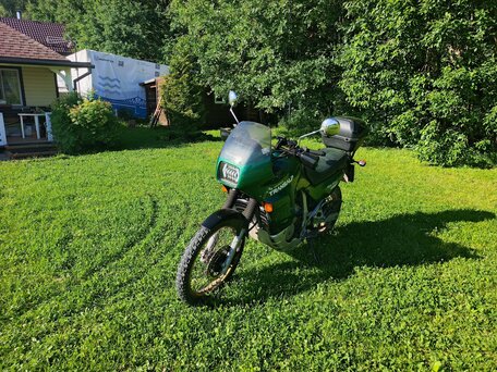 1992 Honda Transalp 400, зелёный, 185000 рублей, вид 5