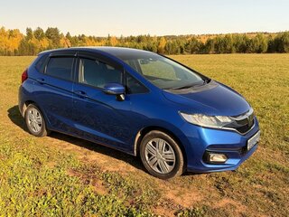2017 Honda Fit III Рестайлинг, синий, 950000 рублей, вид 5