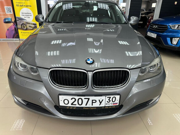 2010 BMW 3 серии 325i V (E90/E91/E92/E93) Рестайлинг, серый - вид 1
