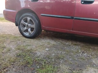 2006 Hyundai Accent ТагАЗ II, красный, 340000 рублей, вид 5