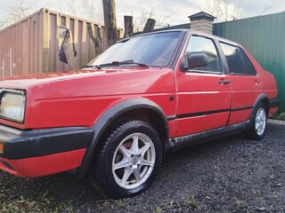 1991 Volkswagen Jetta II, красный, 70000 рублей, вид 3