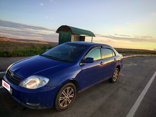 2002 Toyota Corolla IX (E120, E130), синий, 310000 рублей, вид 1